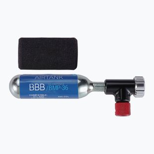 BBB Cycling Co2 EasyAir pump + 1x 16g cartridge black