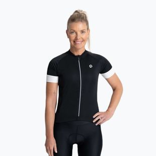 Women's cycling jersey Rogelli Modesta black /white