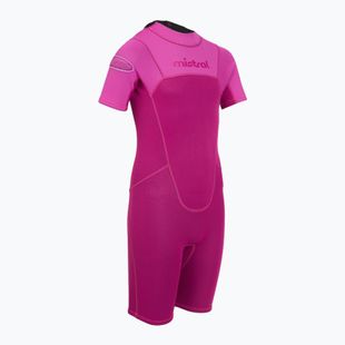 Children's swimming wetsuit Mistral Breeze 76 2,5/2mm Kids Shorty pink