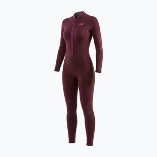 Women's swimming wetsuit Mistral Sirocco 2,5/2mm Ladies Front Zip burgundy