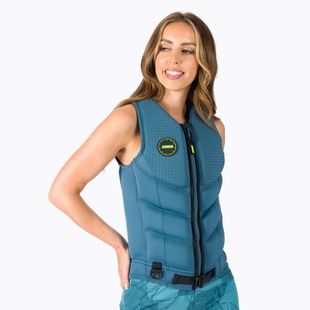 Women's protective waistcoat JOBE Fragment denim blue