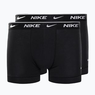Men's boxer shorts Nike Everyday Cotton Stretch Trunk 2Pk IEV black