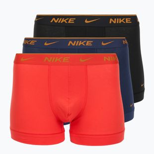 Men's Nike Everyday Cotton Stretch Trunk boxer shorts 3 pairs light crimson/midnight navy/black