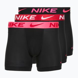 Men's Nike Dri-Fit Essential Micro Boxer Brief 3 pairs black hyper pink/uni red/black high shine wb
