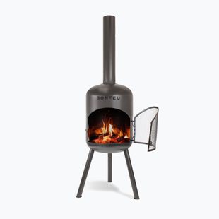 Outdoor fireplace BonFeu BonBono black