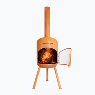 Outdoor fireplace BonFeu BonBono corten