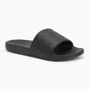 Calvin Klein Women's Flip Flops HW0HW02541 Pool Slide Mono Ck Black