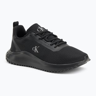 Calvin Klein men's shoes YM0YM01285 Hike Runner Mix Mesh Triple Black