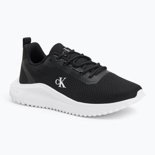 Calvin Klein men's shoes YM0YM01285 Hike Runner Mix Mesh Black/Bright White