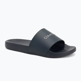 Calvin Klein men's flip-flops HM0HM00455 Pool Slide Rubber navy