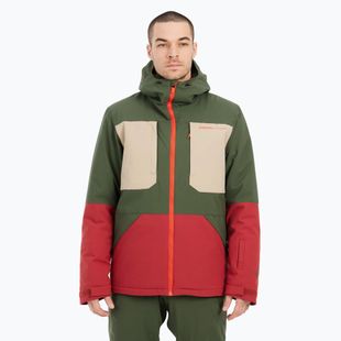 Men's Protest Prtenstone barn red snowboard jacket