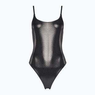 Women's Calvin Klein Scoop Back One Piece Swimsuit Black
