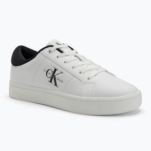 Calvin Klein women's shoes YW0YW01444 Classic Cupsole Lowlaceup Lth Wn bright white/black
