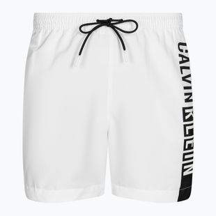 Men's Calvin Klein Medium Drawstring-Graphic classic white swim shorts