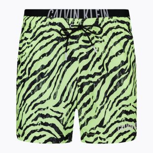 Men's Calvin Klein Medium Double WB-Print zebra citrust burst swim shorts