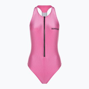 Women's one-piece swimsuit Calvin Klein Racerback One Piece bold pink