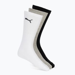 Socks PUMA Sport Crew Lighweight 3 pairs white/grey/black