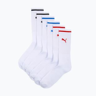 Socks PUMA Sport Crew Stripe 3 pairs white