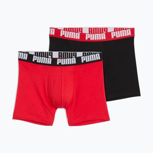 Men's boxers PUMA Everyday Basic 2 pairs red/black