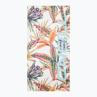 O'Neill Seacoast white tropical flower towel