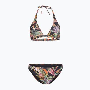 Women's two-piece swimsuit O'Neill Marga Rita Bikini black tropical flower