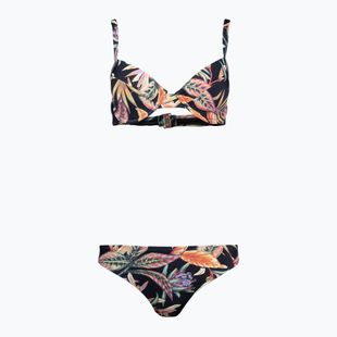 Women's two-piece swimsuit O'Neill Julia Wb Rita Bikini black tropical flower