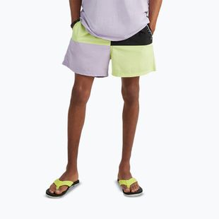Men's O'Neill Wilder Colorblock 16'' sunny lime color block swim shorts