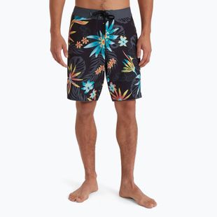 Men's O'Neill Hyperfreak Mysto Scallop 19'' black mysto scallop swim shorts