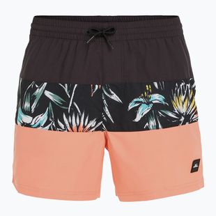 Men's swim shorts O'Neill Mix & Match Cali Block 15'' black tropicana