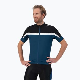 Rogelli men's cycling jersey Course black/blue/white