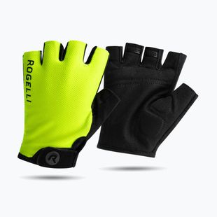 Rogelli Core Jr children's cycling gloves fluor yellow