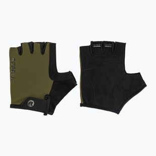 Rogelli Core army green men's cycling gloves