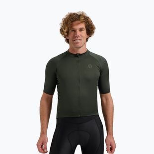 Rogelli Essential II army green men's cycling jersey