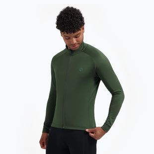 Men's cycling longsleeve Rogelli Essential II green