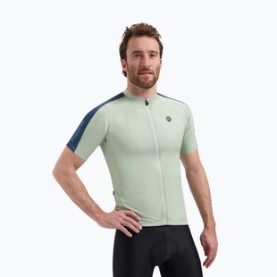 Men's cycling jersey Rogelli Explore aqua grey