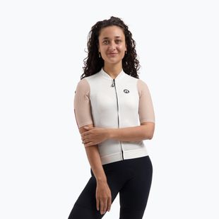 Women's cycling jersey Rogelli Fast sand/dusty pink/cherry