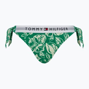 Tommy Hilfiger Cheeky Side Tie Bikini Bottom Print vintage tropical olympic green