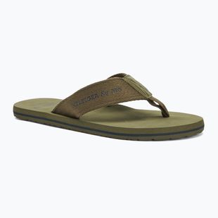 Men's Tommy Hilfiger 85 Beach Sandal army green flip flops