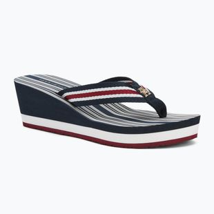Tommy Hilfiger Im Platform Beach Sandal women's flip flops rwb