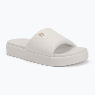 Tommy Hilfiger women's slides Platform Monogram Poolslide ancient white