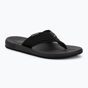 Men's Tommy Hilfiger Molded Web Beach Sandal black