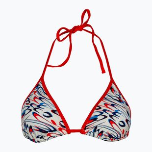 Tommy Hilfiger Triangle Rp Print drops motion ecru swimsuit top