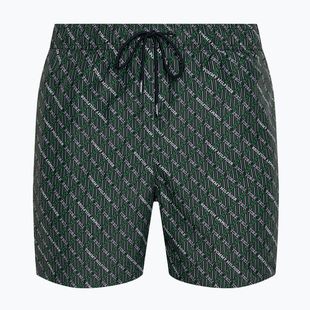 Men's Tommy Hilfiger Medium Drawstring Print swim shorts new york geo green