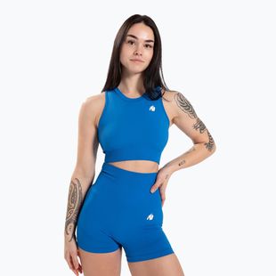 Gorilla Wear women's training top Olivia Crop blue