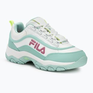 FILA Strada Logo white/harbor gray women's shoes