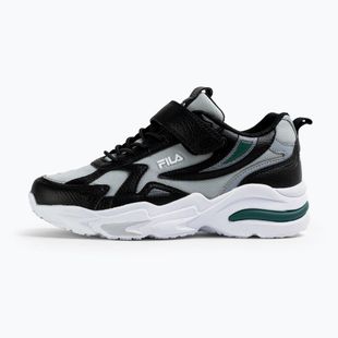 Children's shoes FILA Madrun Velcro black/posy green