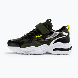 Children's shoes FILA Madrun Velcro olive night