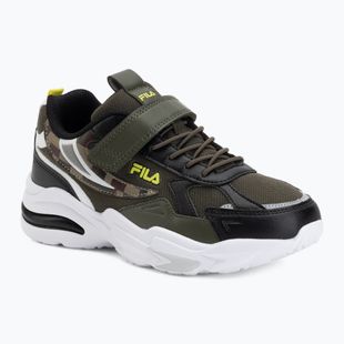 Children's shoes FILA Madrun Velcro olive night