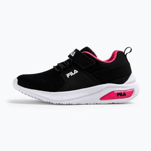 Children's shoes FILA Madrun Velcro black/sangria sunset