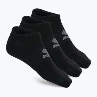Men's socks SKECHERS Microfiber Non Terry No Show 3 pairs black/white